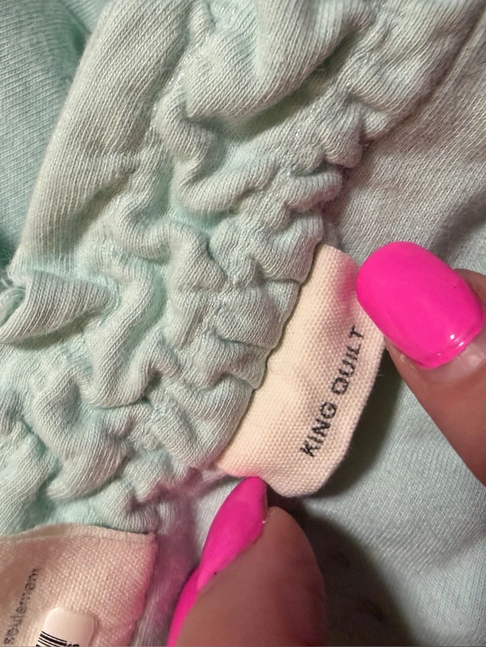 Rare HTF Anthropologie rivulets king quilt